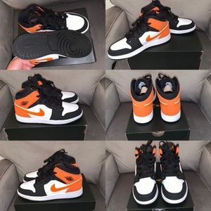 Jordan 1 Mid GS “Shattered Backboard” sz 5.5!